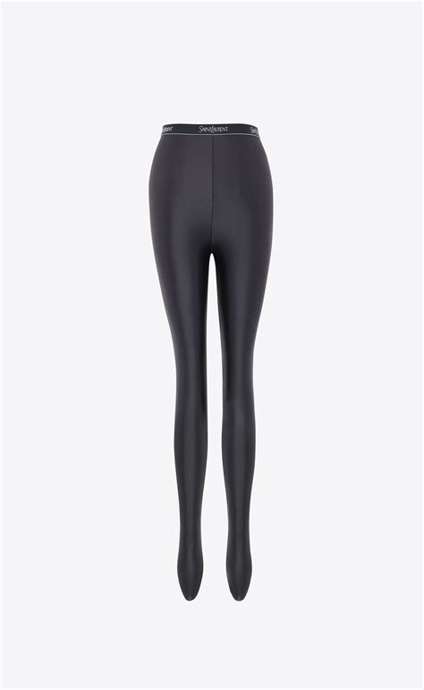 leggins ysl|Saint Laurent Tights in Shiny Jersey .